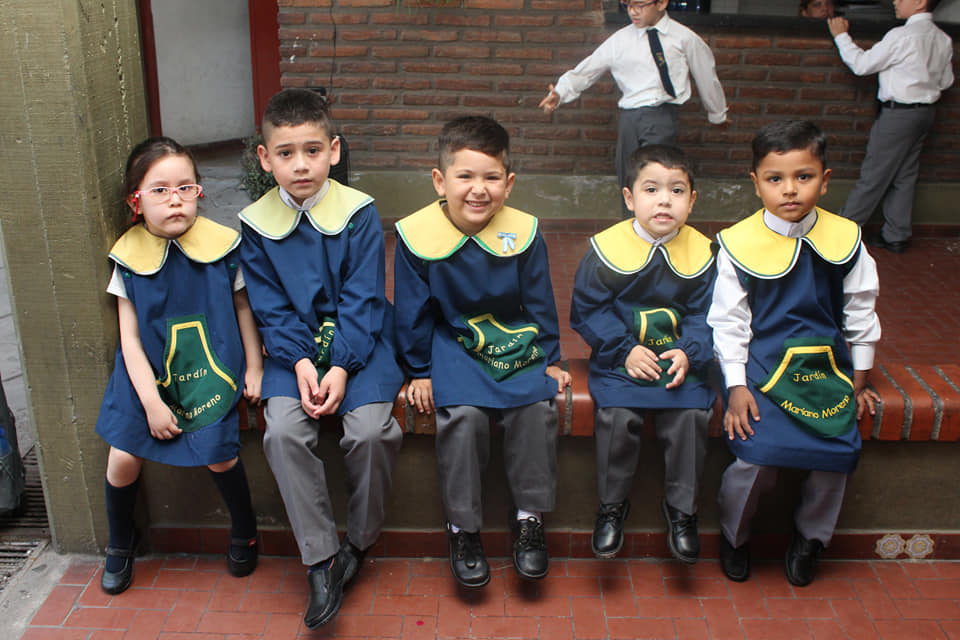 Alumnos del Nivel Inicial del Instituto Mariano Moreno